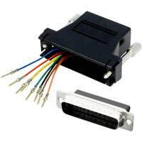 encitech DA25-PMJ8-K-RC D-sub adapter D-sub stekker 25-polig - RJ45-bus 8p8c 1 stuk(s) - thumbnail