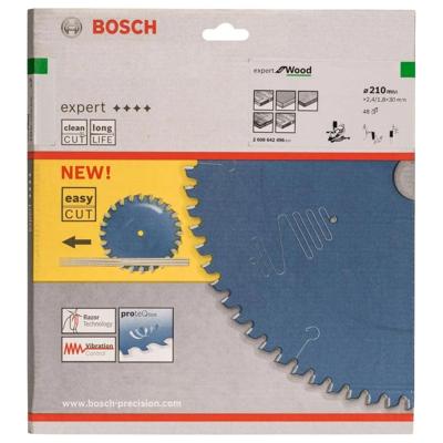 Bosch Professional Cirkelzaagblad voor Hout | Expert for Wood | Ø 210mm Asgat 30mm 48T - 2608642496