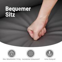 Sta-op-stoel kunstleer cappuccinokleurig - thumbnail