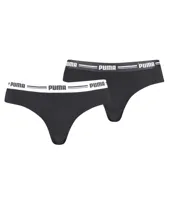 2-Pack dames brazilian slips - Microfiber dames ondergoed zwart - thumbnail