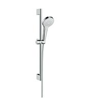 Hansgrohe Croma Select S Vario glijstangset met Croma Select S Vario handdouche EcoSmart 65cm met Isiflex`B doucheslang 160cm wit/chroom 26563400 - thumbnail
