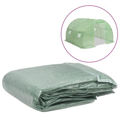 VidaXL Kashoes vervangend (9 m²) 300x300x200 cm groen