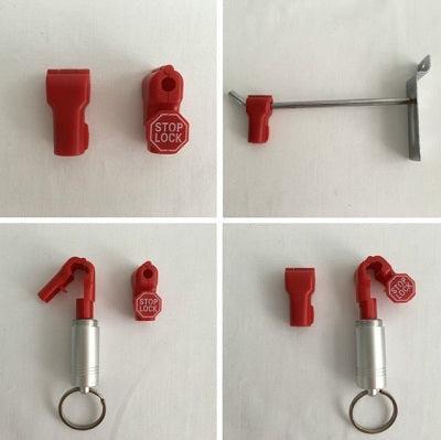 StopLock 4,5 mm rood afmeting 38,5x18mm StopLock 4,5 mm rood afmeting 38,5x18mm