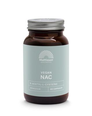 Mattisson NAC N-Acetyl L-Cysteine 600mg 60 Vegetarische capsules