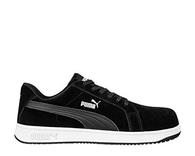 Puma werkschoenen Iconic Suede S1P laag zwart maat 42