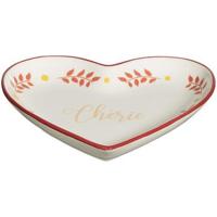 Deco schaaltje Cherie - off-white - 12x12 cm - Leen Bakker - thumbnail