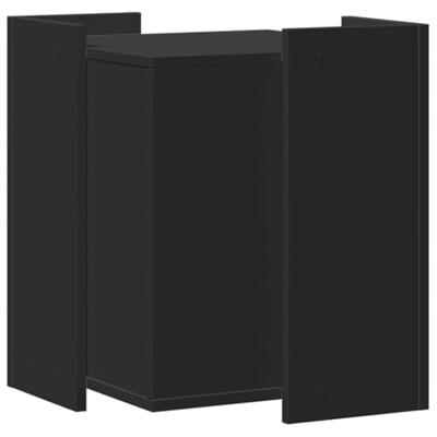 VidaXL Kattenbakkast 42x42x51 cm bewerkt hout zwart VidaXL Kattenbakkast 42x42x51 cm bewerkt hout zwart
