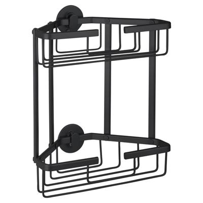 Differnz Draadmand aluminium rechthoek 25x13.1x30cm 2 laags zwart 34.100.16