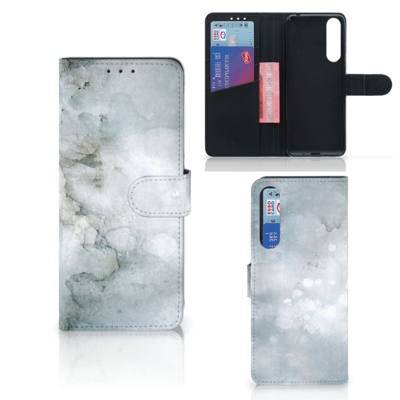 Hoesje Sony Xperia 1 II Painting Grey