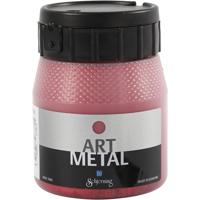 Schjerning Hobbyverf metallic, lava rood(5112), 250 ml/ 1 fles - thumbnail