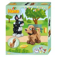 Hama strijkkralenset kat en hond, 2500st. - thumbnail