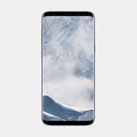 Clear Cover EF-QG955 - Achterzijde behuizing voor mobiele telefoon - zilver - voor Galaxy S8+ - thumbnail