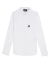 Lyle & Scott winter oxford blouse jongens - wit - thumbnail