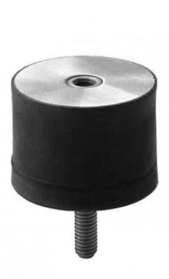 Cilindrische Trillingsdemper Type B 75 x 25 - 55 Shore M12x37/M12i