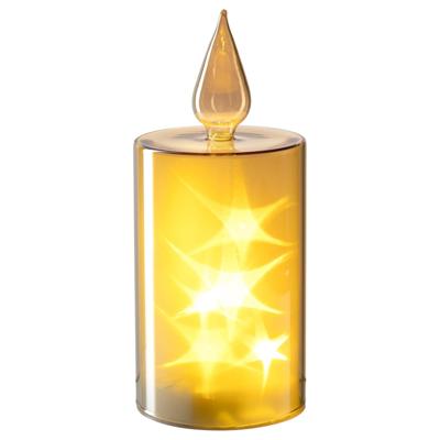 Leonardo Autentico Kaarslamp met ledverlichting 21 cm goud Leonardo Autentico Kaarslamp met ledverlichting 21 cm goud