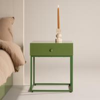 Nohr Nachtkastje 'Shaune' Met 1 lade, kleur Groen - thumbnail