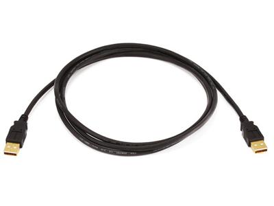 Monoprice 105443 6 ft USB 2.0 A Mannelijk naar A Mannelijk 28/24AWG Kabel - Verguld