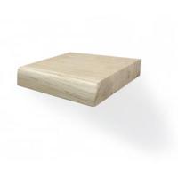 Zwevende wandplank eiken boomstam 20 x 20 cm - thumbnail