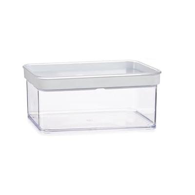 Blik Gondol Transparant Siliconen polyestyreen ABS Plastic 1,1 L 10,5 x 9 x 21 cm (18 Stuks)