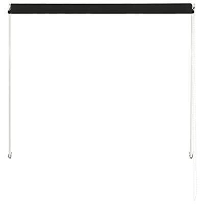 VidaXL Luifel uittrekbaar 150x150 cm antraciet