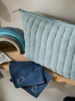 Toilettas in katoengaas Lapinou grijsblauw - thumbnail