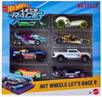 Hot Wheels Let's Race die-cast pack 8-delig - thumbnail