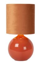 Lucide ESTERAD - Tafellamp - Ø 24 cm - 1xE14 - Oranje - thumbnail