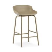 Normann Copenhagen Hyg barkruk H65 Sand staal - thumbnail
