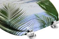 Cornat Wc-Bril Mdf-Gelakt Palm&Strand Gr - KSD531 - thumbnail