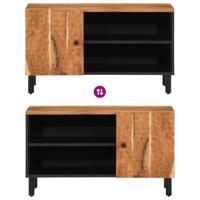 Tv-meubel 80x33x46 cm massief acaciahout - thumbnail