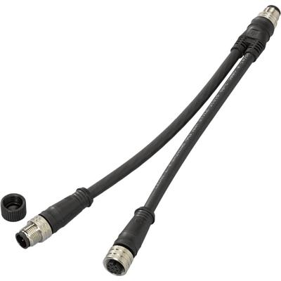 ifm Electronic E11228 Verbindingskabel Aantal polen (sensoren): 4, 8 Stekker, recht, Bus, recht 0.15 m 1 stuk(s)
