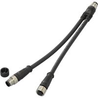 ifm Electronic E11228 Verbindingskabel Aantal polen (sensoren): 4, 8 Stekker, recht, Bus, recht 0.15 m 1 stuk(s) - thumbnail