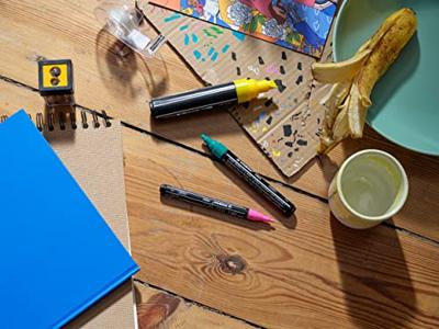 STABILO free acrylmarker T800, schuine punt, 4-10 mm, wit