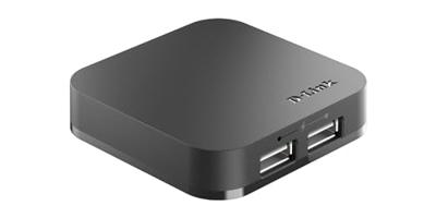 Hub USB D-Link AAOAUS0119 DUB-H4 USB 2.0 480 Mbit/s
