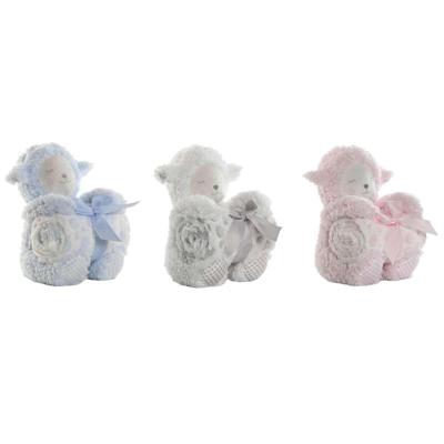 Geschenkset voor baby's Home ESPRIT Blauw Beige Roze Polyester (3 Stuks)