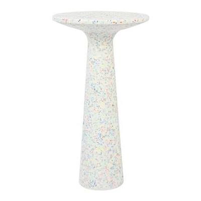 Zuiver Ronde Bijzettafel 'Victoria' Terrazzo, 56cm hoog, kleur Wit Zuiver Ronde Bijzettafel 'Victoria' Terrazzo, 56cm hoog, kleur Wit