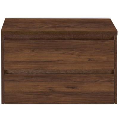 Dante Badmeubelset 80 cm - Walnoot - Wastafelbovenblad