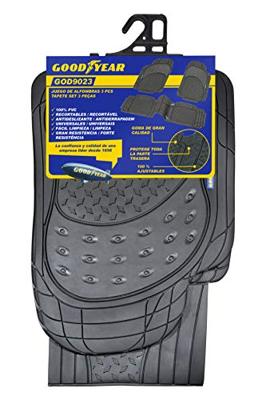 Vloermattenset voor auto Goodyear GOD9023 Universeel Zwart (3 pcs)