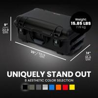 NANUK Transportkoffer Mod. 935 (b x h x d) 521 x 191 x 287 mm Zwart 935S-060BK-0A0 - thumbnail