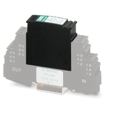 Phoenix Contact 2839211 PT 4- 5DC-ST Insteekbare overspanningsafleider Set van 10 stuks Overspanningsbeveiliging voor: Verdeelkast 0.72 kA 10 stuk(s) Phoenix Contact 2839211 PT 4- 5DC-ST Insteekbare overspanningsafleider Set van 10 stuks Overspanningsbeveiliging voor: Verdeelkast 0.72 kA 10 stuk(s)