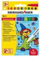 Eberhard Faber EF-551010 Viltstift Magic Marker 9 Kleuren En 1 Tovermarker - thumbnail