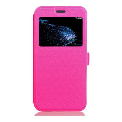 Shop4 - Huawei P10 Lite Hoesje - Window View Case Diamond Series Roze