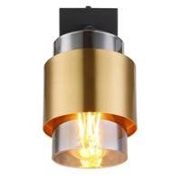 Globo WandlampMilley zwart en goud - 15560-1 - thumbnail