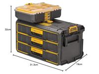DeWALT DWST08330-1 ToughSystem 2.0 koffer met 3 lades - thumbnail