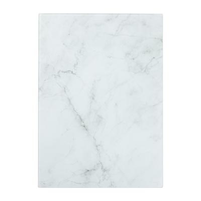 Snijplank marmeren look - wit - 30x42x0.04 cm