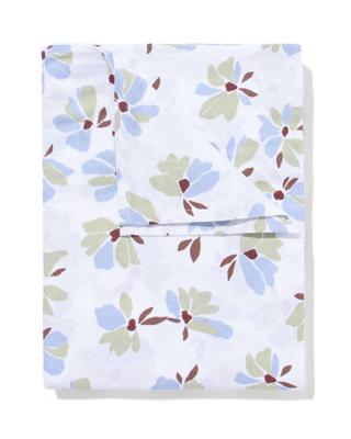 HEMA Tafelkleed XL 320x145cm katoen bloemen groen-blauw (multicolor)