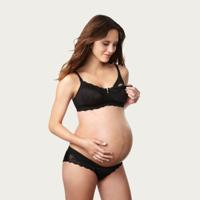 HOTmilk Borstvoedingsbh / Positiebh Eclipse Zwart - thumbnail