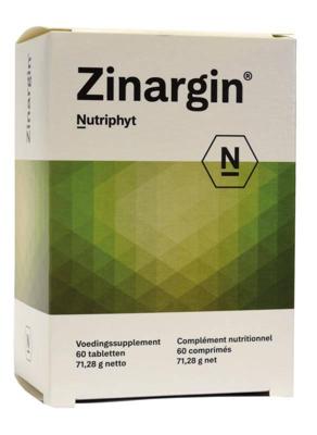 Nutriphyt Zinargin 60 Tabletten
