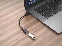 Conceptronic ABBY11B USB-kabel 0,2 m USB 3.2 Gen 1 (3.1 Gen 1) USB C USB A Zwart - thumbnail