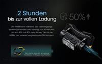 NiteCore NU43 Hoofdlamp LED werkt op een accu 1400 lm - thumbnail